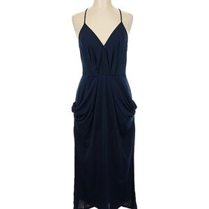 Elegant Navy Blue Women's Dress